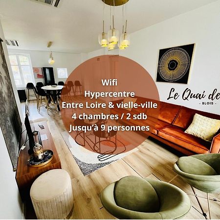 블루아 Vue Loire, Hypercentre, Spacieux, Familial, Climatise, Le Quai De Loire 아파트 외부 사진